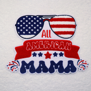 Wholesale Big New York Embroidered America Letter Towel Patch Independence Day Mini Flag Patches Usa Stock - Product Image 5