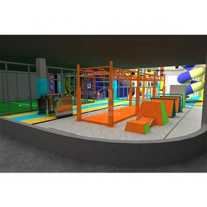 Qiaoqiao 1100 m² Nuevo Diseño <span class=keywords><strong>de</strong></span> Equipamiento <span class=keywords><strong>de</strong></span> <span class=keywords><strong>Parkour</strong></span>, Equipamiento <span class=keywords><strong>de</strong></span> Parque Infantil Interior, Parque <span class=keywords><strong>de</strong></span> Trampolines Interior, Instalación Completa - Product Image 1
