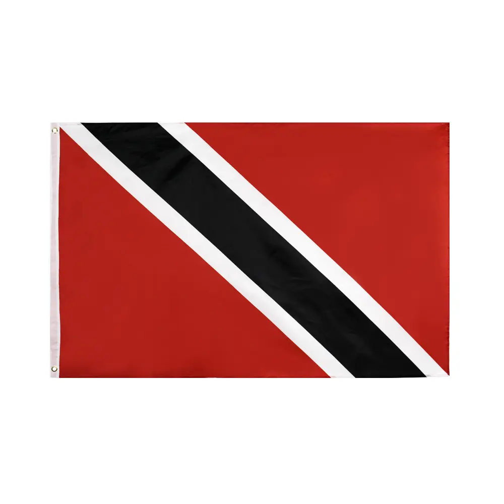 Fabriek Groothandel Hoge Kwaliteit Custom 3 * 5ft Polyester Trinidad En Tobago Vlag Voor Evenement
