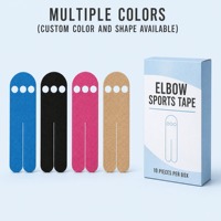 Bande de kinésiologie pour doigts, bandage de main prédécoupé, autocollant élastique imperméable pour l'entraînement au basketball et au volleyball, vente en gros de bandes sportives