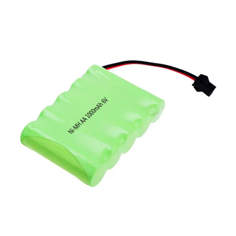 Best Quality Battery AA NI-MH Rechargeable Battery nimh 6v 1000mAh battery Pack
