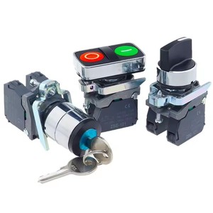 Nouveau XB4 métal épaissi bouton interrupteur instantané auto-réinitialisation plan d'arrêt d'urgence 22mm interrupteur rotatif XB4-BA42 BA31 BA55 XB2 - Product Image 3