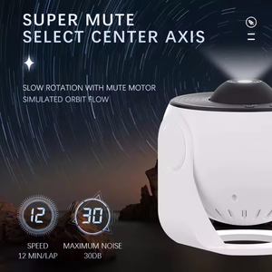 Lampe de projecteur de <span class=keywords><strong>plafond</strong></span> de <span class=keywords><strong>ciel</strong></span> <span class=keywords><strong>étoilé</strong></span> de planétarium de chambre à coucher, veilleuse de galaxie de projecteur d'étoile de 13 pouces avec la minuterie - Product Image 4