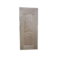 Peau de porte moulée en mélamine hdf de texture de 3mm pour la fabrication de portes