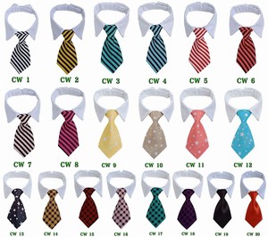 Accesorio de Ropa para Mascotas con Patrón Geométrico de Algodón, Estilo Occidental para Perros, Primavera, Verano, Invierno, Ecológico, Lavable, Corbatas de Moño para el Cuello - Product Image 5
