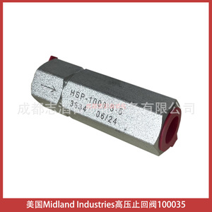 Válvula de Retención de Alta Presión Midland Industries 100035 para Medios Neumáticos y Gases - Product Image 5