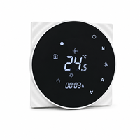 Termostato Digital Modbus para Válvula Moduladora FCU HVAC, Controlador de Temperatura Ambiente RS485