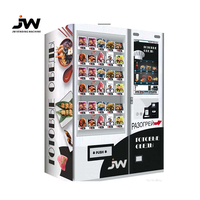 Máquina Expendedora de Ramen, Pizza y Fideos de Autoservicio con Pantalla Táctil, Wi-Fi, Capacidad para 300-600, Múltiples Opciones de Pago, en Venta