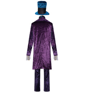 Costume violet du roi : <span class=keywords><strong>Cosplay</strong></span> d'Halloween, Costume de scène pour jeu de rôle de personnage d'anime/<span class=keywords><strong>manga</strong></span> - Product Image 2