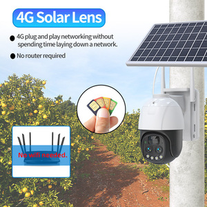 Độ nét cao 10x Zoom 3-Ống kính màn hình 4G 360 độ pzt năng lượng mặt trời <span class=keywords><strong>cctv</strong></span> IP Camera - Product Image 4