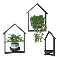 Étagère murale moderne et simple pour plantes vertes, support de présentation de fleurs, rangement pour plantes en pot, pour salon