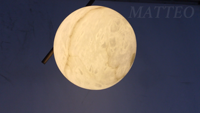 Suspension moderne ronde en albâtre, design nuage minimaliste, lampe de plafond de luxe à tête unique