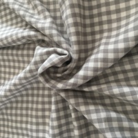 Tissu à imprimés 100% coton, brun, doux et soyeux, teint et étoffe à carreaux