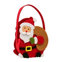 Sac en feutre de Noël très populaire pour la Saint-Nuisette, sac cadeau créatif pour bonbons et pommes