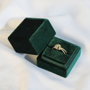 Custom Wedding Jewelry Packaging Bow Ribbon Style <b>Earring</b> Ring Necklace Korea Velvet <b>Gift</b> <b>Box</b> with Bag Custom Logo OEM Service - Product Image 5