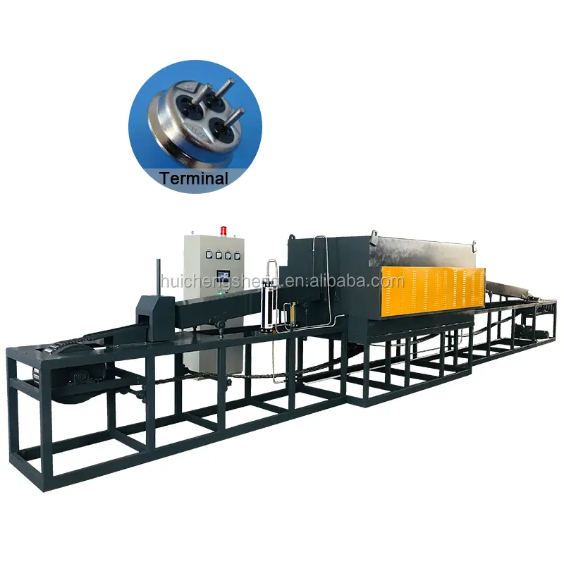 Mesh belt continuous metal Terminal electric heat treatment Powder metallurgy sintering furnace price