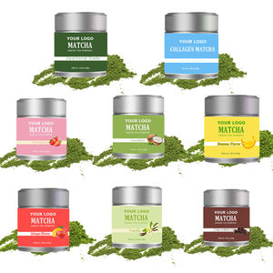 Thé vert matcha biologique de qualité A-6A aromatisé sur mesure en vrac, nouveau - Product Image 1