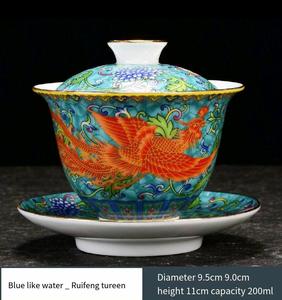 ชุดถ้วยชาเซรามิกพอร์ซเลนลายจีนแบบกำหนดเอง - Product Image 4