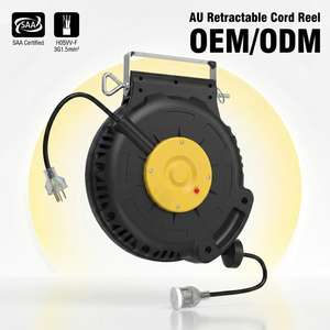 Bobine de câble rétractable robuste 10A H05VV-F 3G1.5mm certifiée SAA, personnalisable, vente en gros usine Linsheng - Product Image 1