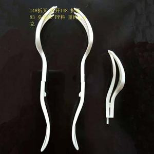 เครื่องใช้บนโต๊ะอาหารพลาสติกแบบพับได้ส้อมสำหรับรับประทานอาหารเกรด PP ใช้รับประทานอาหาร L148mm รับประทานอาหาร - Product Image 3