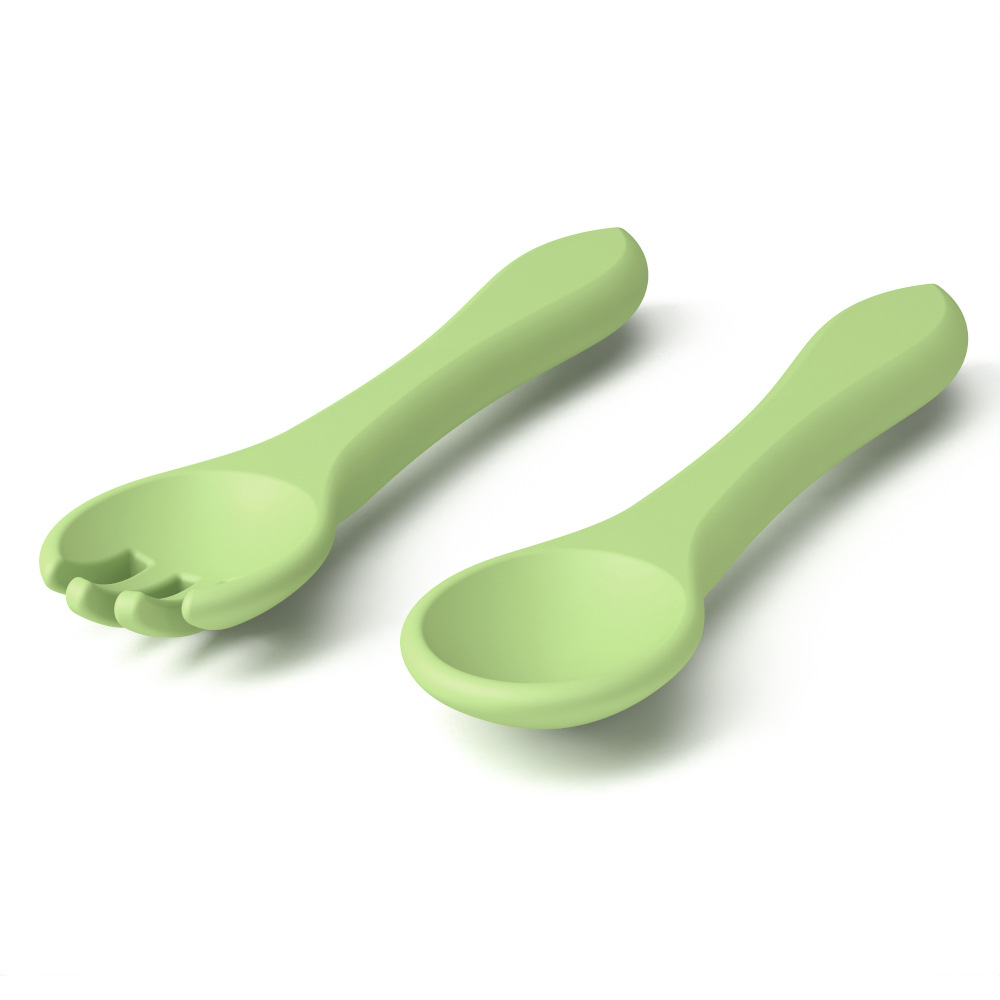 Ensemble spatule et fourchette [Vert]
