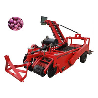 Grande moissonneuse-batteuse combinée de patates douces tractée par tracteur/moissonneuse de carottes à l'ail
