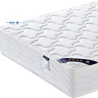 Matelas en mousse à mémoire de forme pleine grandeur, 3 couches de mousse, tissu tricoté respirant, souplesse moyenne, anti-affaissement, gain de place
