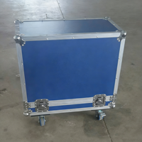 Flight case 2 en 1 STAGEPAS 600BT, en aluminium verrouillable, résistant à l'eau IP65/IP68, OEM/ODM, pour équipement audio.