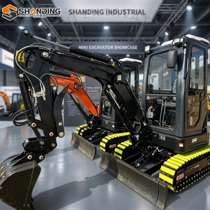 Excavadora Mini de 3t Fabricada en China, Precio de Fábrica SHANDING, Mini Excavadora con Orugas de Goma, Tipo Hyundai - Product Image 6