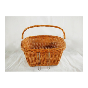 100% Fait Main pas cher grandes courses en osier <span class=keywords><strong>panier</strong></span> de vélo en osier vélo avant <span class=keywords><strong>panier</strong></span> de vélo avec crochet - Product Image 1