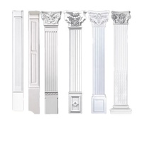 Colonnes de construction intérieures et extérieures de style moderne, élégantes piliers creux pour la maison, modèles pour application en hall
