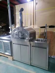 <span class=keywords><strong>Horno</strong></span> de <span class=keywords><strong>Pizza</strong></span> para Exteriores de Acero Inoxidable 304 para Hornear, Parrillas de Barbacoa Portátiles de Lujo a <span class=keywords><strong>Gas</strong></span> y Carbón, Fuego de Leña y <span class=keywords><strong>Gas</strong></span> Natural - Product Image 3
