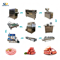 Embutidora De Salchichas Chorizo Commercial Hachoir À Viande Machine De Découpe Saucisse Traitement Maker Ligne Équipement De Fabrication À Vendre