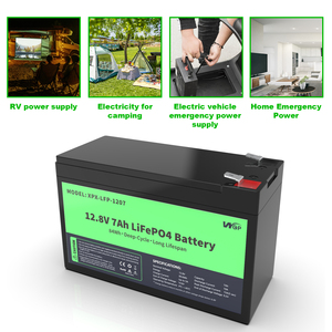 WGP 12V batterie lithium-fer-phosphate portable rechargeable Lifepo4 12.8v 7AH batterie lithium-ion - Product Image 4
