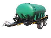 1000 litres d'eau Bowser petit tracteur remorque citerne à eau semi-remorque en acier et en matière plastique remorques de camion