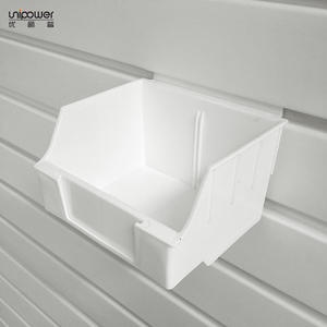 Organisateur mural en plastique Unipower bleu et blanc pour bureau, avec pot de fleurs et support pour téléphone - Product Image 3