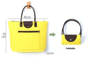 Sac à bandoulière recyclable écologique avec logo personnalisé Fourre-tout à cordon de serrage pliable de plus grande capacité Conception de dessin animé étanche - Product Image 2