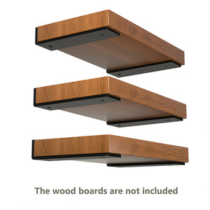 삼각형 브래킷 구조 철과 현대 스테인레스 스틸 L 형 벽걸이 형 금속 선반 - Product Image 4