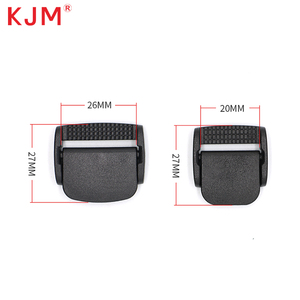 KJM Boucle de <span class=keywords><strong>ceinture</strong></span> en plastique <span class=keywords><strong>à</strong></span> sangle tactique robuste 20mm Ajusteur de sangle POM Clip de boucle de verrouillage <span class=keywords><strong>à</strong></span> came en plastique pour sangle - Product Image 3