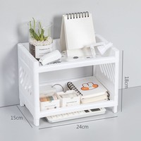 Mini-contenants rectangulaires mignons et écologiques en plastique PP multifonctionnels pour organiseur de bureau ou sac à jouets