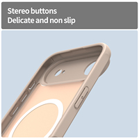 Coque Hybride PC+TPU Mate Translucide avec Chargement Sans Fil Magnétique pour iPhone 17 Air 18 Pro Max 16E 15 Plus 14 13