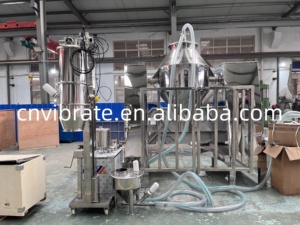 Mélangeur-broyeur automatique continu à double cône en acier inoxydable haute capacité pour granulés alimentaires, herbes sèches et poudres - Product Image 3