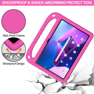 Custodia per Bambini Antiurto in EVA per <span class=keywords><strong>Lenovo</strong></span> Tab <span class=keywords><strong>M10</strong></span> 3a Gen 10.1 Pollici TB-328F, <span class=keywords><strong>Cover</strong></span> per <span class=keywords><strong>Tablet</strong></span> con Maniglia e Supporto, Guscio Leggero - Product Image 4