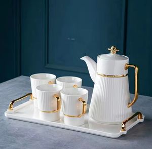 Taza <span class=keywords><strong>de</strong></span> Cerámica <span class=keywords><strong>de</strong></span> Alta Gama Estilo Europeo, Elegante Taza para Agua, Café y Té - Product Image 4