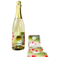 Etiquetas de Vinilo Modernas y Elegantes para Botellas de Vino, Resistentes al Aceite, con Estampado en Dorado, para Marcas de Boutique