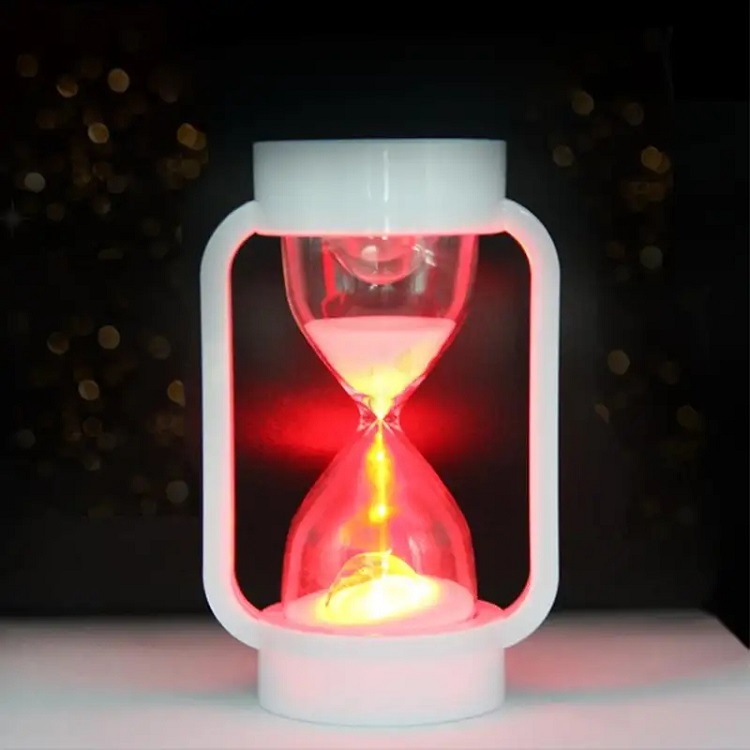 Атмосферный песочный часы с изменением цвета светодиодные лампы ночника для подарка детей и малышей