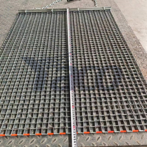 6ftx3ft 1,8x1,8 m Estera de arrastre de nivelación de superficie de campo de malla de acero y zinc duradera de alta resistencia - Product Image 6