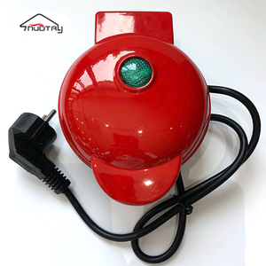 <span class=keywords><strong>Mini</strong></span> gaufrier électrique rond antiadhésif multifonction portable personnalisé mignon - Product Image 2
