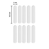 Protector de Puerta de Armario en Tira Larga, Adhesivo Transparente de Silicona, Amortiguador de Sonido, Anticolisión para Muebles, Cajones, Mesas de Vidrio