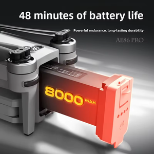Máy bay không người lái AE86 PRO MAX 4K HD, <span class=keywords><strong>camera</strong></span> kép, gimbal chống rung 3 trục, tránh vật cản 8KM, động cơ không chổi than, truyền hình ảnh 6KM - Product Image 5